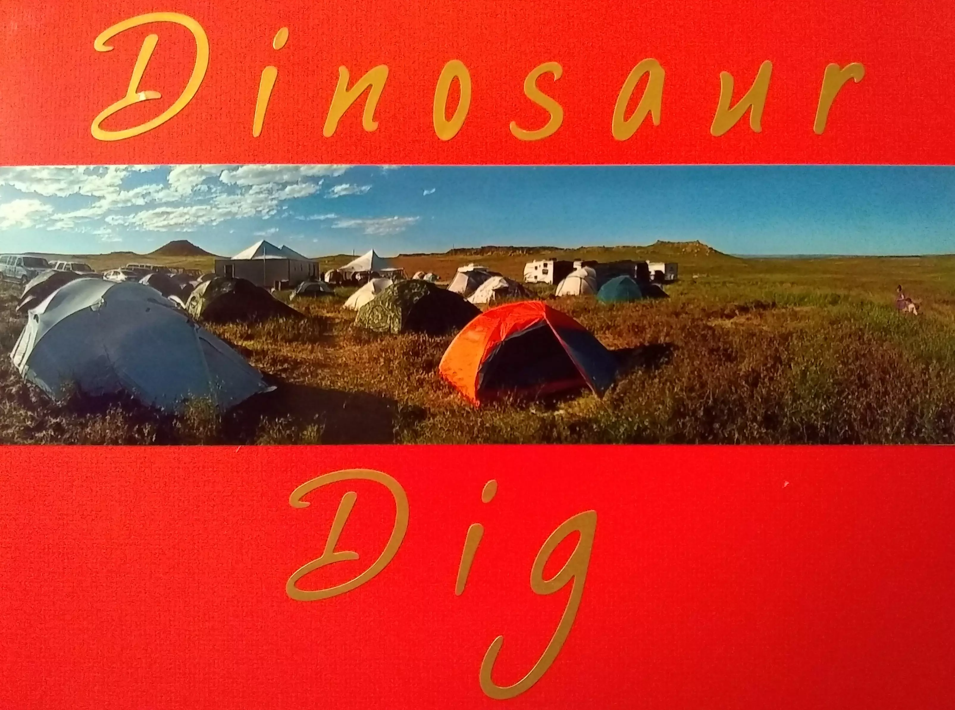 Dinosaur Scrapbook Cover