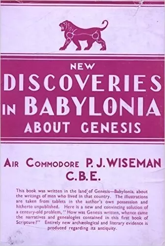 Cover of the book: New Discovieries in Bablonia about Genesis by P.J. Wiseman