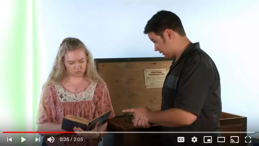 Human/Ape Fossil History Lesson YouTube still, Genesis Apologetics