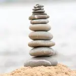 Stones piled on sand: ID 40920022 | Rock Tower © Mikhailsh | Dreamstime.com