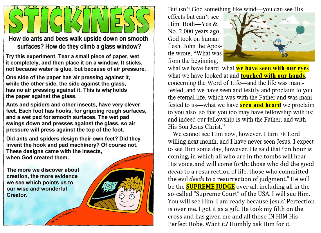 Meme of two articles printed below