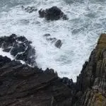 Siccar Point, Scotland, famous for Hutton's use of its layers to demonstrate his uniformatarian beliefs: Photo 145220777 © Cailean Weber | Dreamstime.com