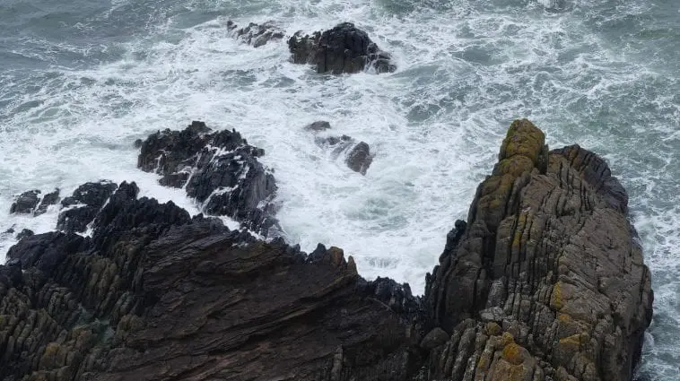 Siccar Point, Scotland, famous for Hutton's use of its layers to demonstrate his uniformatarian beliefs: Photo 145220777 © Cailean Weber | Dreamstime.com