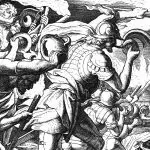 Drawing of Gideon and his men at the defeat of the Midianites: Photo 69560605 © Pavel Kusmartsev | Dreamstime.com