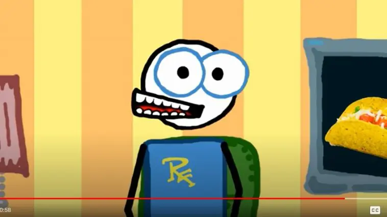 Rent-a-Friend YouTube-still with taco