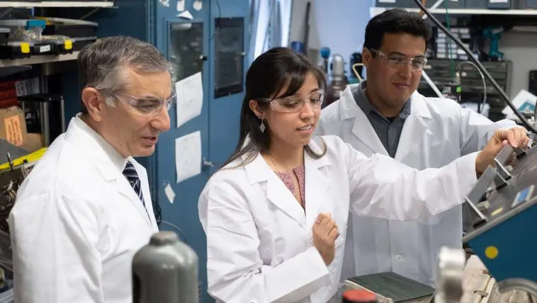 Dr. James Tour with students