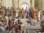 Plato and Socrates by Raffael, cropped version