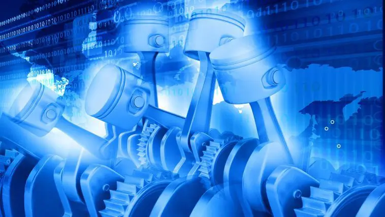 Machinery parts: Illustration 50592518 / Abstract © Bluebay2014 | Dreamstime.com