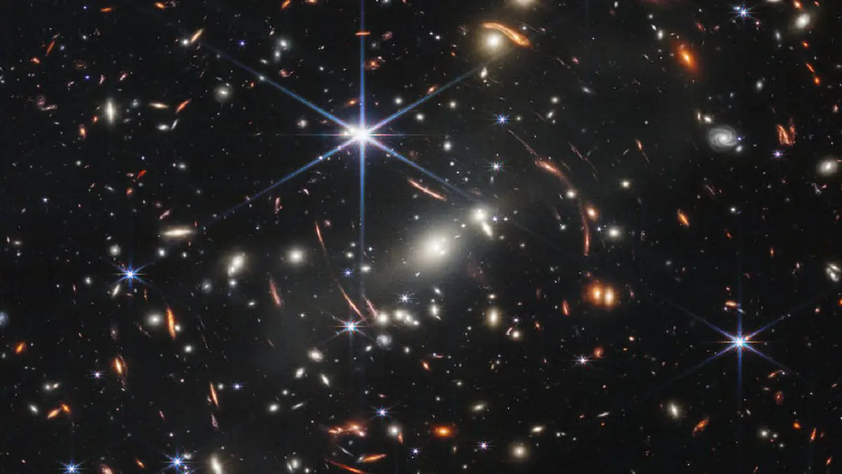 Webb telescope 1st Deep Field image, photo credit: NASA