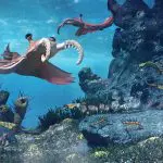 Cambrian creatures shown living together: Illustration 145550420 © Planetfelicity | Dreamstime.com