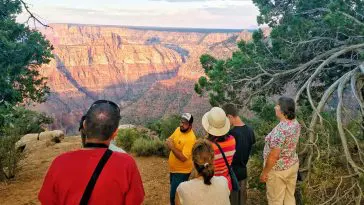 Bryce leading a rim tour