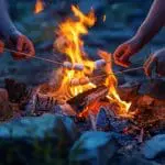 Campfire with Marshmallows: Photo 320356381 © Tatsiana Barysava | Dreamstime.com