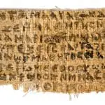 Fragment from the forged Gospel of Jesus' Wife