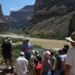 A talk at the bottom of the Grand Canyon with Canyon Ministries