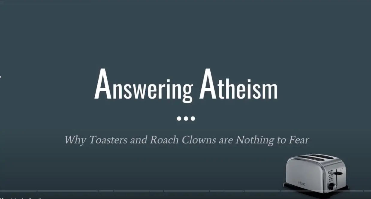 Answering Atheism video still