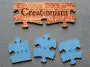 Creation evolution mismatched puzzle pieces: ID 31733826 | Bible Debate © Creativehearts | Dreamstime.com