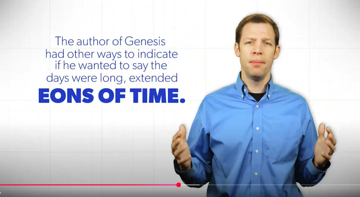 How long were the "days" of Genesis 1, AP video still
