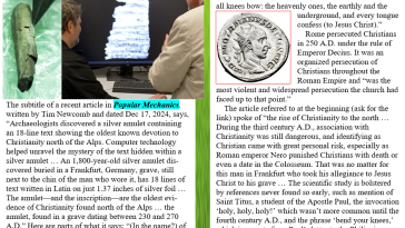 Frankfurt Christian Amulet meme