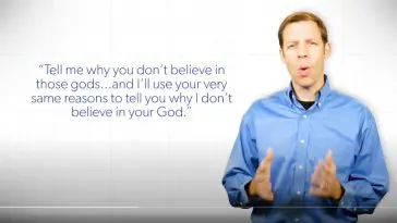 One Less God Atheist argument video still
