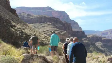 Hikers in the Grand Canyon, photo credit: Canyon Ministries
