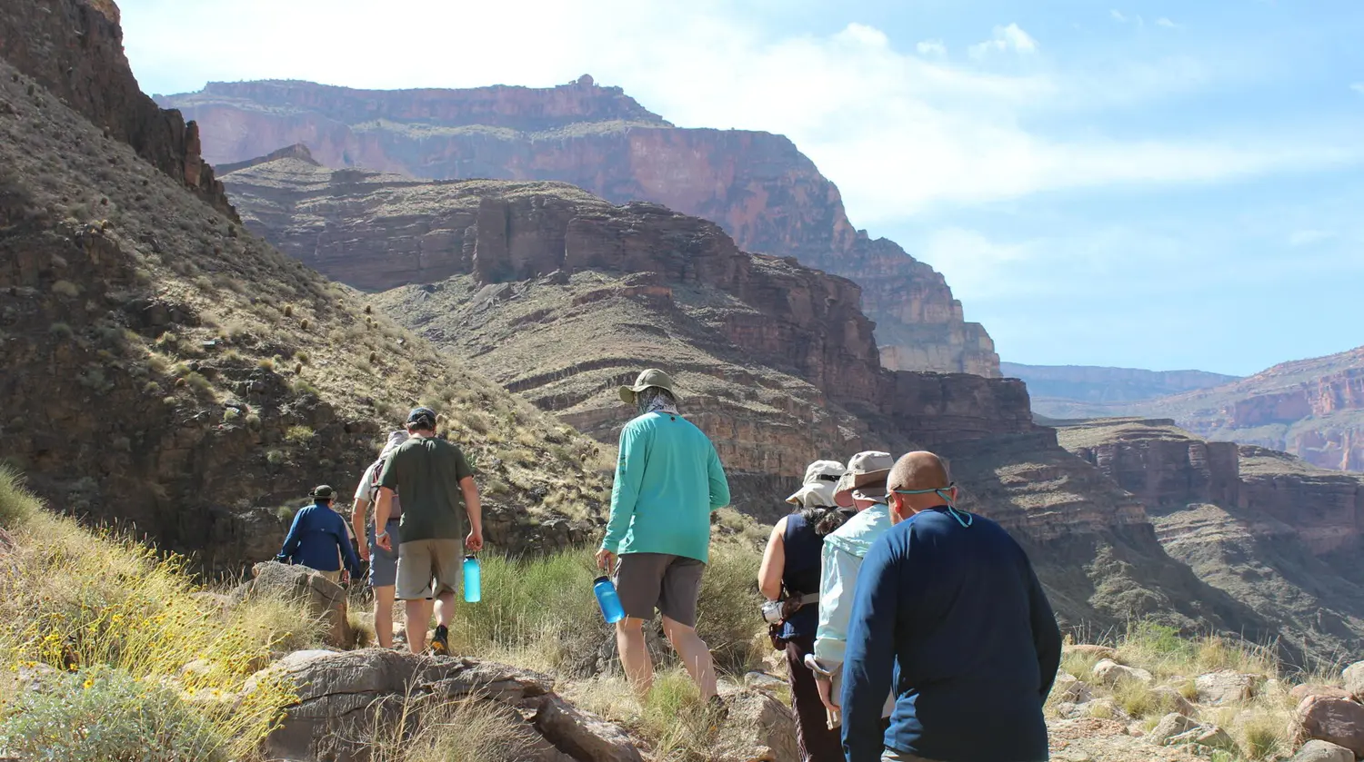 Hikers in the Grand Canyon, photo credit: Canyon Ministries