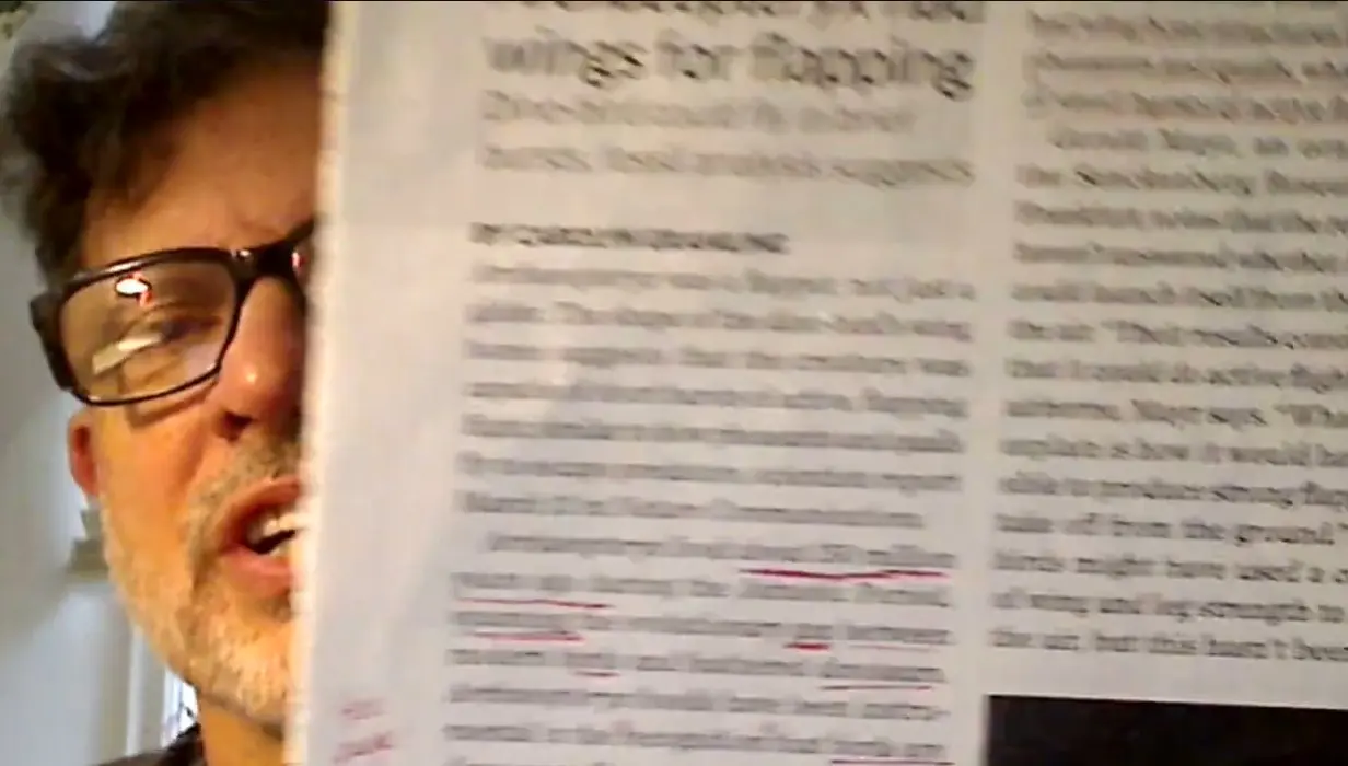 Dino-bird missing link ... still missing! video still