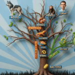 Evolutionary Tree of Life model, photo credit: Bryan Melugin using AI to render