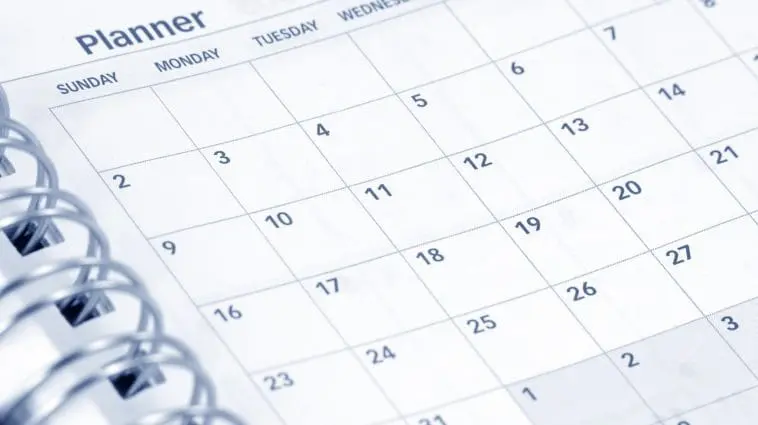 Planner calendar: ID 1442093 © Feng Yu | Dreamstime.com