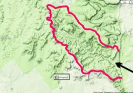 Carnarvon Gorge catchment map