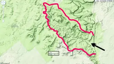 Carnarvon Gorge catchment map