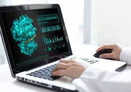 Chemist Computer simulation of an active protein: ID 426455379 | © S. Singha | Dreamstime.com