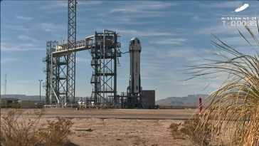 Blue Origin NS-29 Launch video still