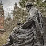 Lord Kelvin statue Kelvingrove park, Glasgow, Scotland: ID 82361641 | History © Antony Mcaulay | Dreamstime.com