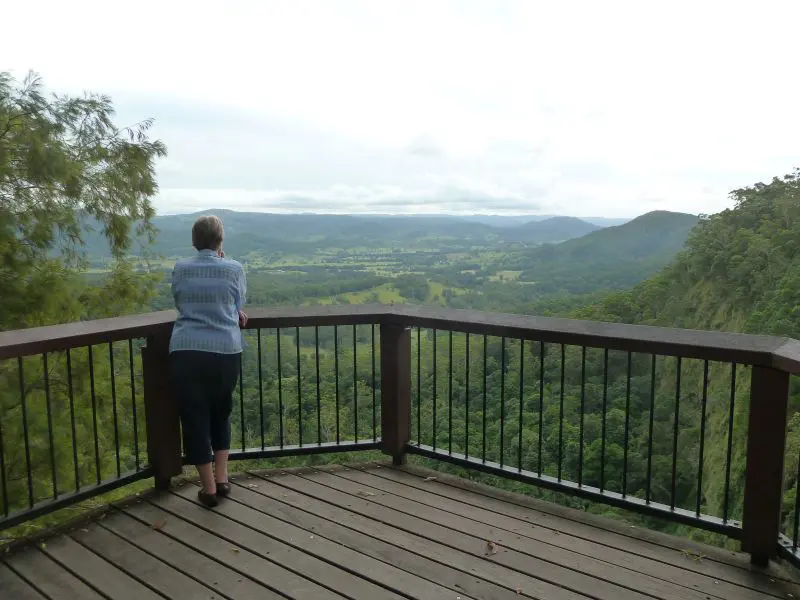 The Mapleton Falls Lookout area, photo credit: Tas Walker