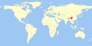 Geographic Distribution of the Red Panda