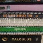 Textbook stack: Photo copyright Sara J. Bruegel, 2014