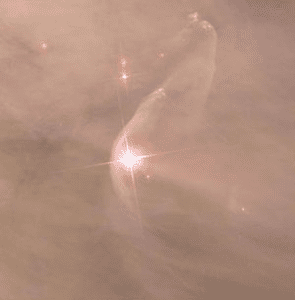 Example of Heliosheath from Hubble Telescope image of Orion Nebula.