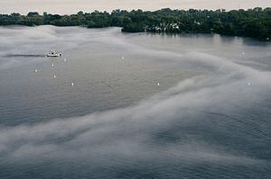 Mist over Lake Ontario
