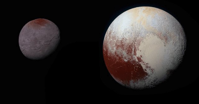 NASA Pluto & Churon composite