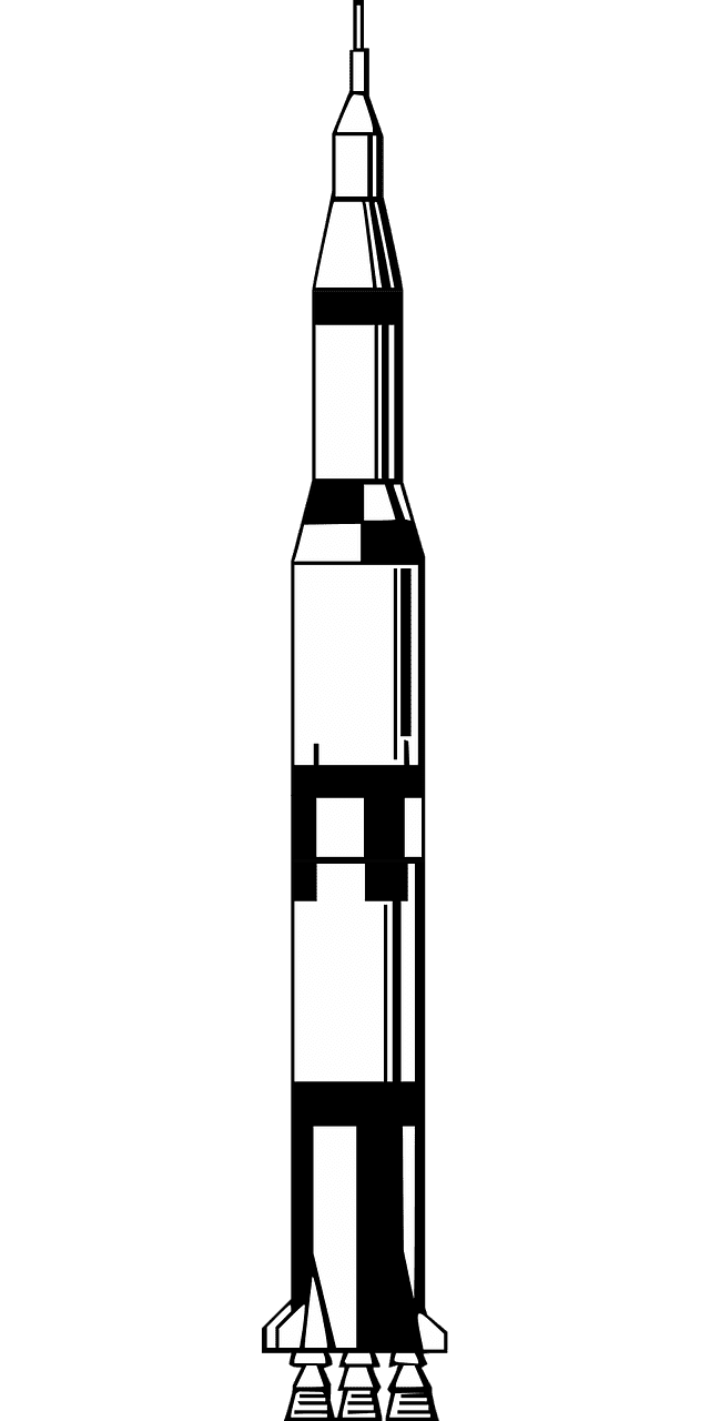 Сатурн 5 рисунок