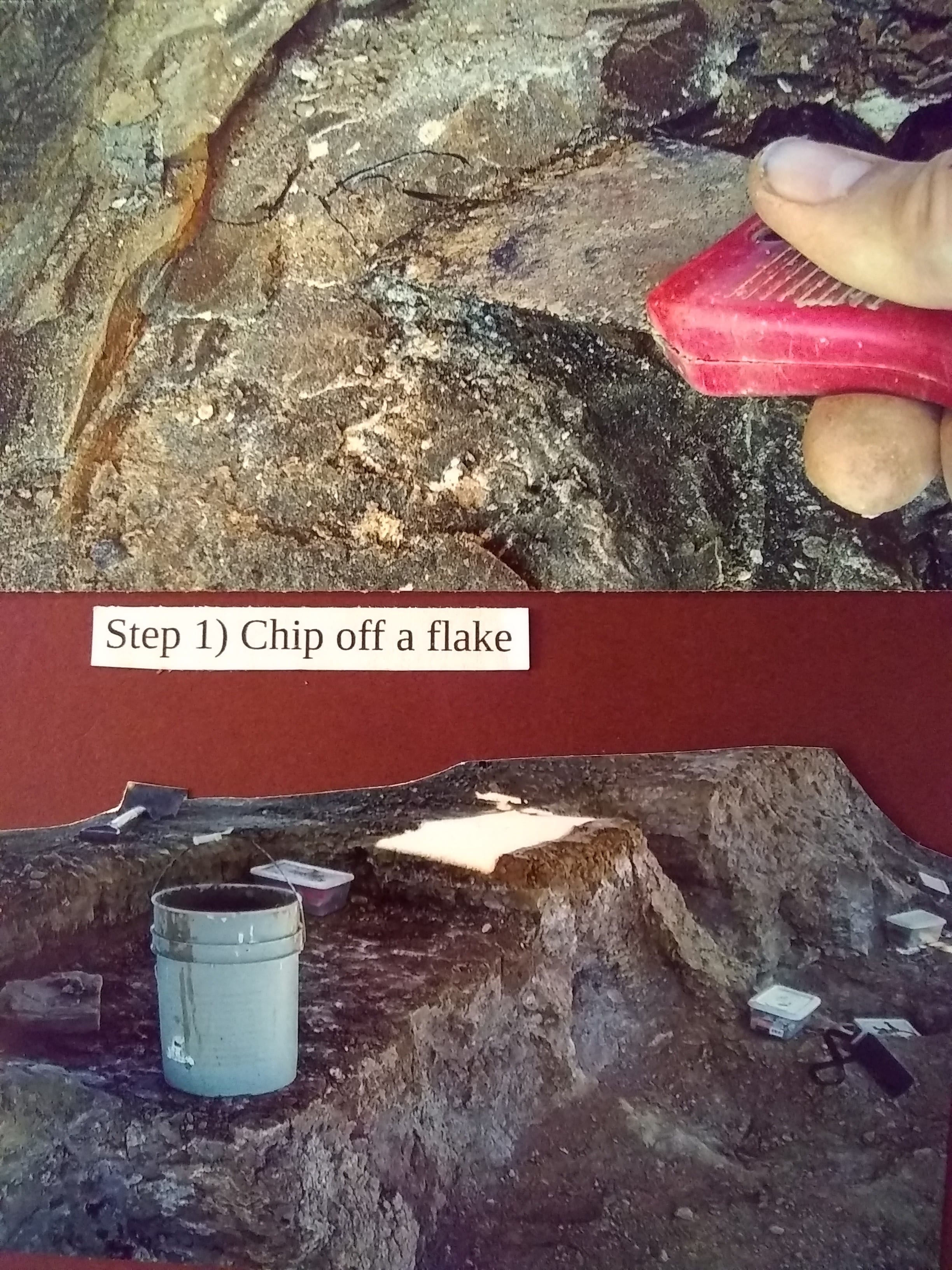 Step 1: Chip off a flake