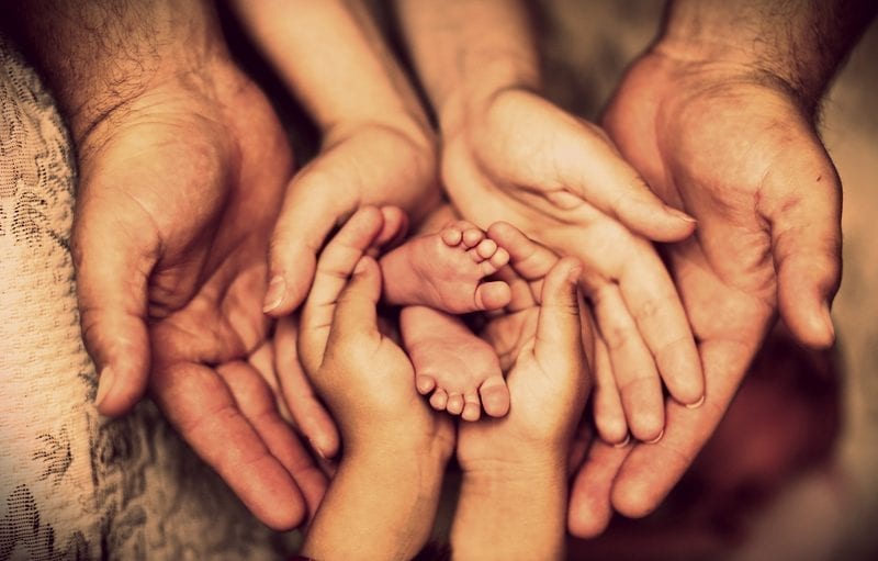 Family hands with baby's feet: ID 67913634 © Stanislav Petriaikin | Dreamstime.com