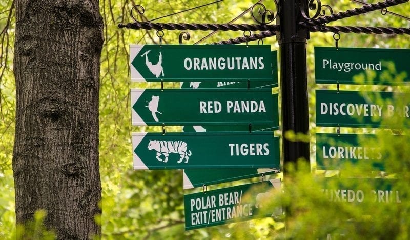 Kansas City Zoo signs: ID 42566573 © Fotoeye75 | Dreamstime.com