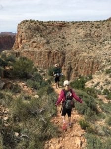 Hiking in the Grand Canyon, photo credit: Canyon Ministries