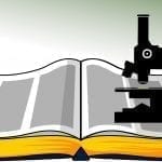 Bible and microscope clipart
