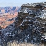 Snow at Duck on a Rock, Grand Canyon, photo credit: Nate Loper