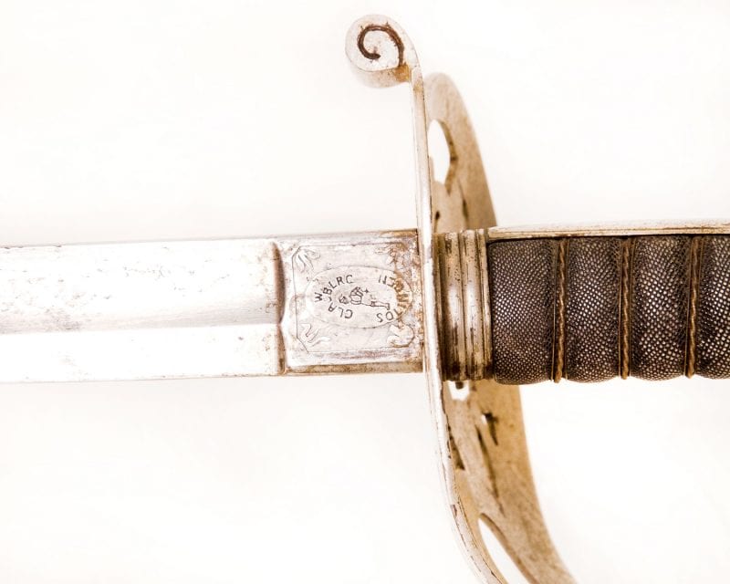 Early American sword with maker's mark: ID 121692643 ©   | Dreamstime.com