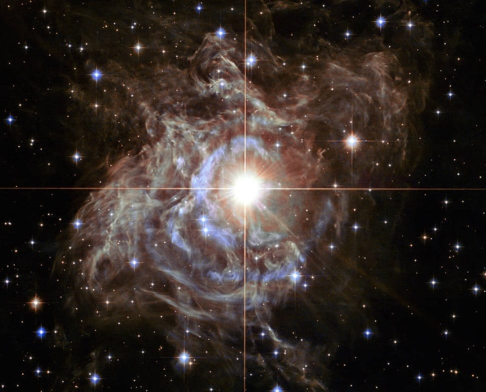 Cepheid star RS Puppis, photo credit: Hubble Telescope