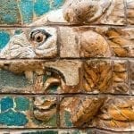 Ishtar gate of Babylon close up of lion relief painted bricks: ID 32270435 © Scaliger | Dreamstime.com
