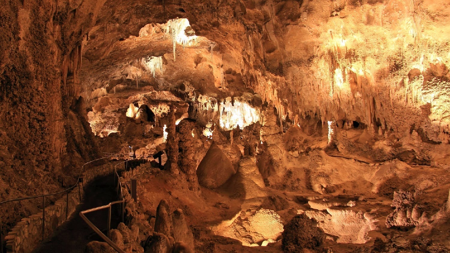 Carlsbad Cavern Big Room trail: ID 100508758 © Wilsilver77 | Dreamstime.com